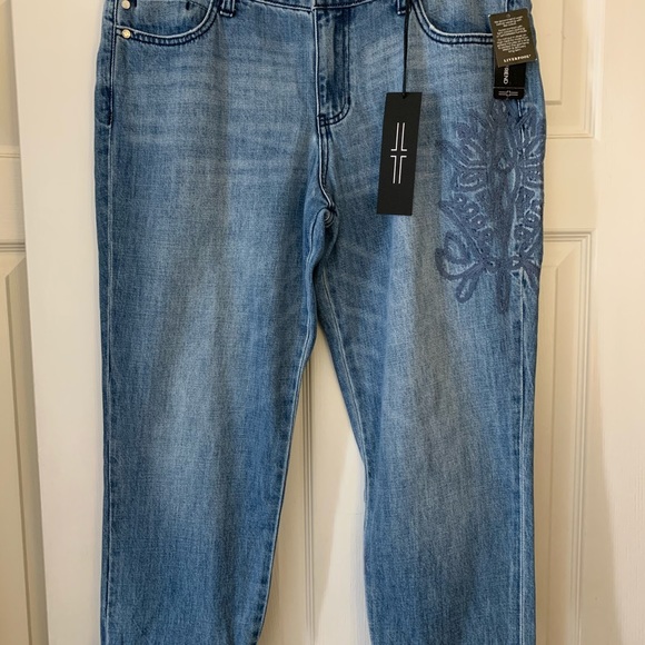 Liverpool cropped boyfriend jeans NWT 8/29 (8P) - Picture 3 of 10